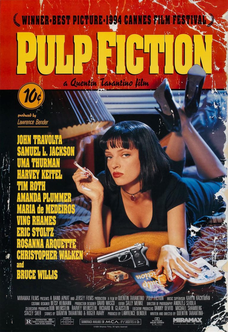 Portada de Pulp Fiction, de Quentin Tarantino