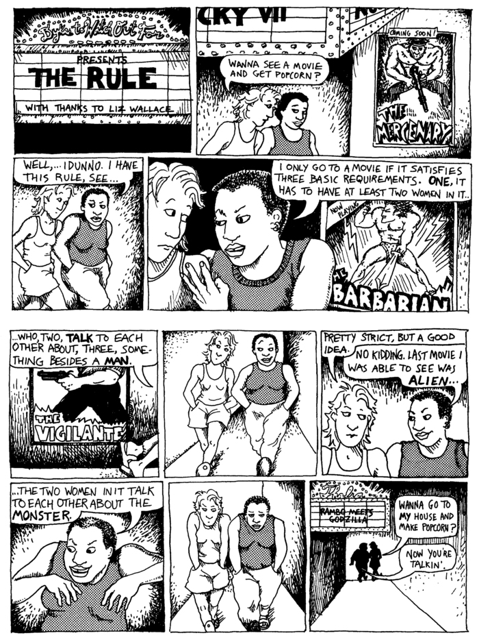 Test de Bechdel, comic